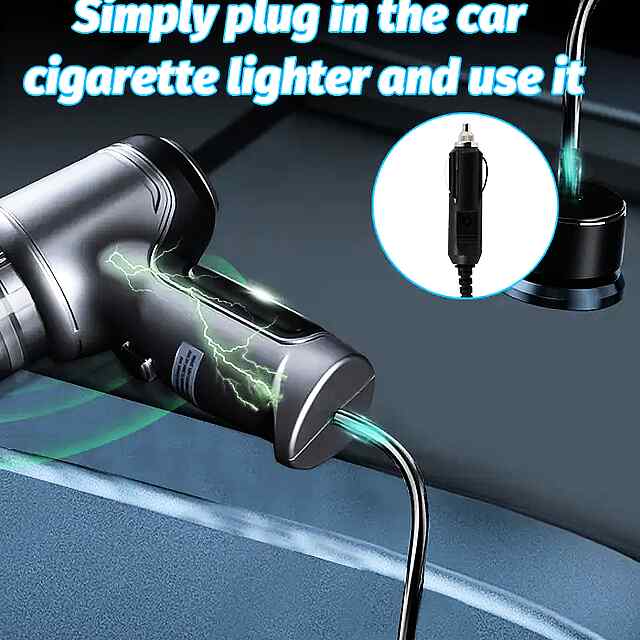 2-в-1 Компресор для очищення: повітродувка   мініпилосос. Чистка авто та електроніки. 36000 об/хв, щітка. Компактний та універсальний. Комплект насадок. Купити в Україні. - 1 фото товару