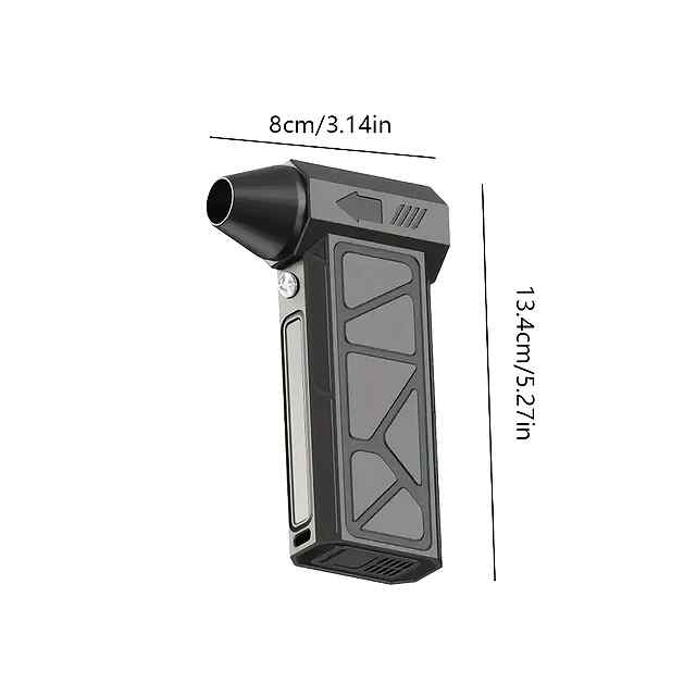 2-в-1 Компресор: Пилосос і Повітродувка, Акумулятор 4000 мАг, Бездротовий, CE Серт. - 2 фото товару