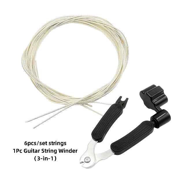 3-в-1 гітарний інструмент   6 нейлонових струн для акуратної заміни.???? - 0 фото товару