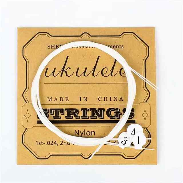 Струни для класичної укулеле з набором 4 шт. багатий звук, легкий монтаж.