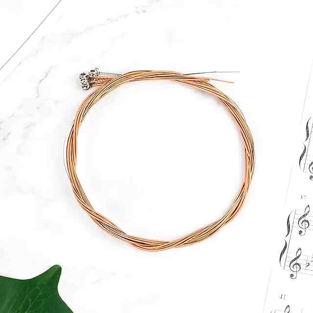 6 гітарних струн для класичної гітари сталеві дріт легка установка купити - 2 фото товару