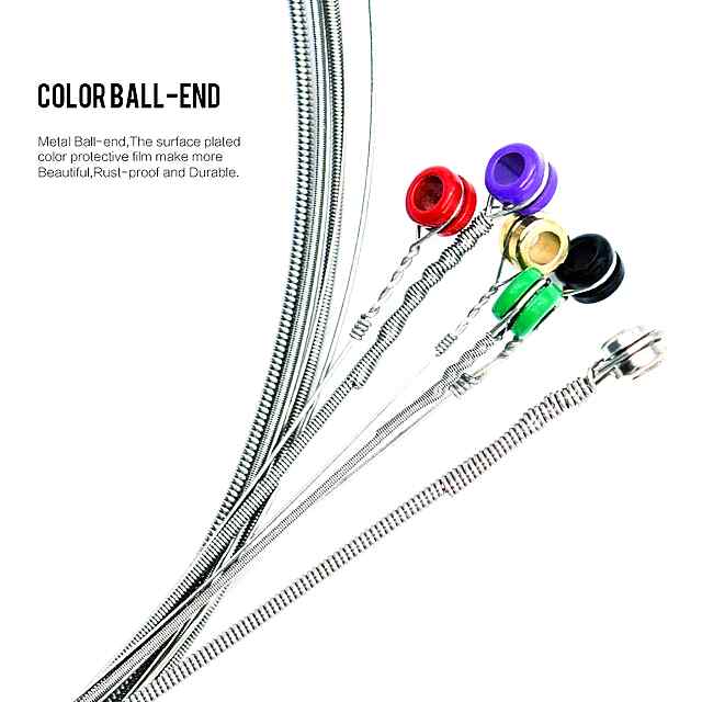 6 Гітарних Струн для Класичної Гітари - Сталевий Дріт - Легка Заміна - 1 фото товару