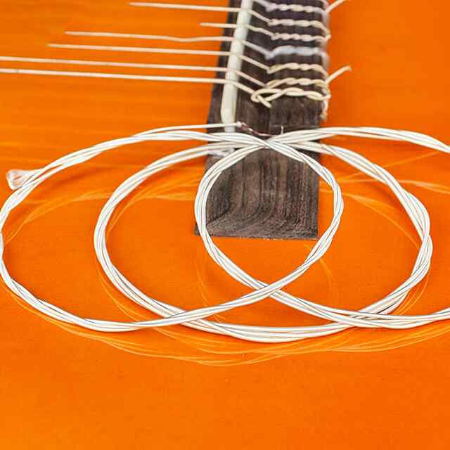 6 нейлонових струн для класичної гітари - набір для початківців з легким монтажем - 2 фото товару