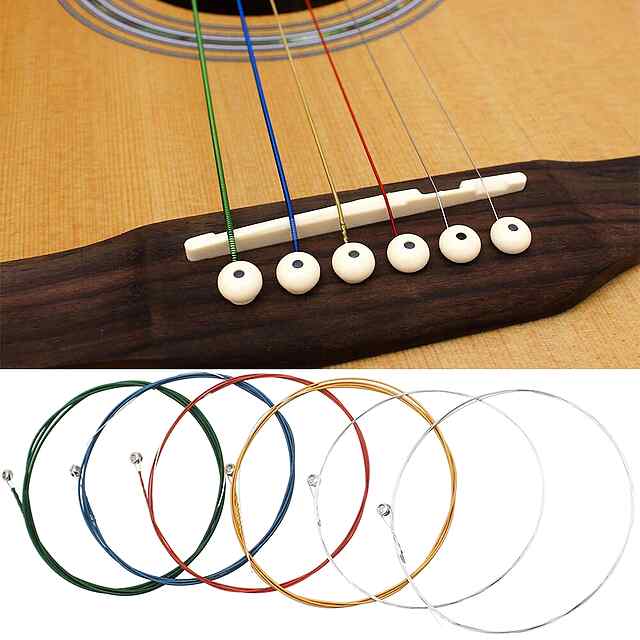 6 Сталевих струн для класичної гітари - Набір, міцний дріт. Легка установка. Купити Україна. - 0 фото товару