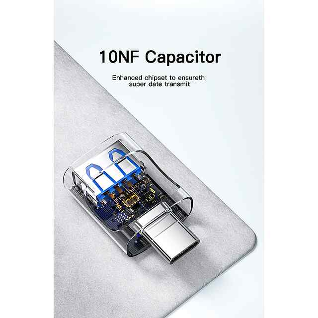 Адаптер Essager OTG USB Type-C/Micro USB - конвертер 3.0 - 3 фото товару