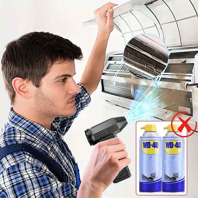 Air Duster — акумуляторний компресор, повітродув від пилу ПК 110000RPM - 1 фото товару