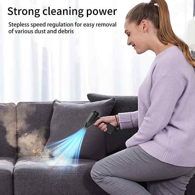 Air Duster — акумуляторний компресор, повітродув від пилу ПК 110000RPM - 3 фото товару