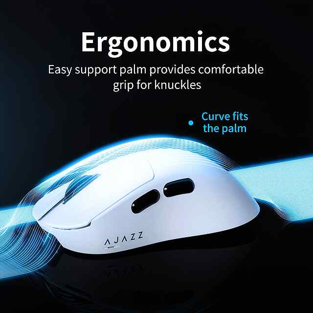 AJAZZ AJ179V2 MAX – Бездротова ігрова миша з PAW3395 та 12000 DPI - 2 фото товару