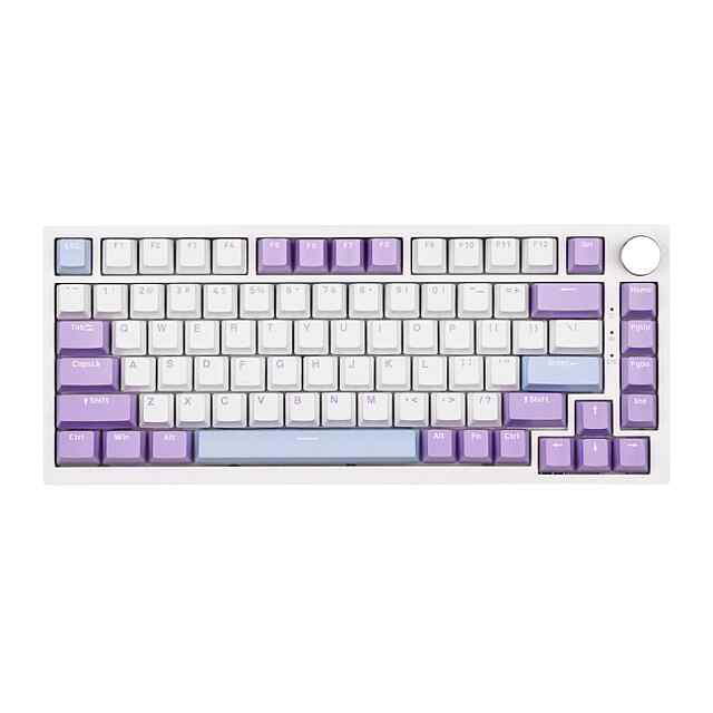 Ajazz AK820 RGB Mechanical Keyboard - Gamer/Pro, Compact, RGB Backlit, PBT Keys, Full N-Key Rollover, USB-C - 2 фото товару