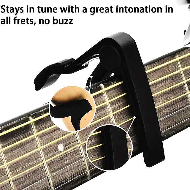 Аксесуари для гітариста-початківця: каподастр   медіатори   тримач (універсал) Україна - 2 фото товару