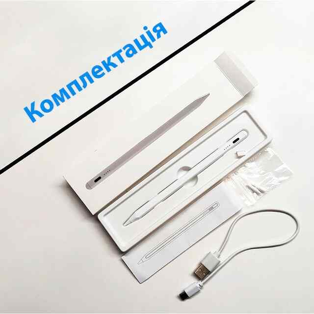 Активн. стилус Android IOS Windows | Для Apple iPad Huawei Xiaomi | Чорний - 3 фото товару