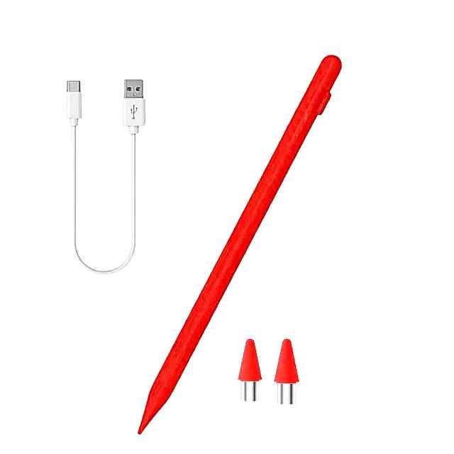 Стилус універсальний активний Android IOS Windows Red Metal 4-8h Робочий час