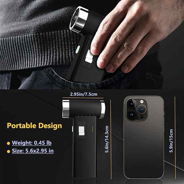 Акумуляторний компресор Air Duster 110000 об/хв — потужний повітродув для очищення від пилу - 1 фото товару