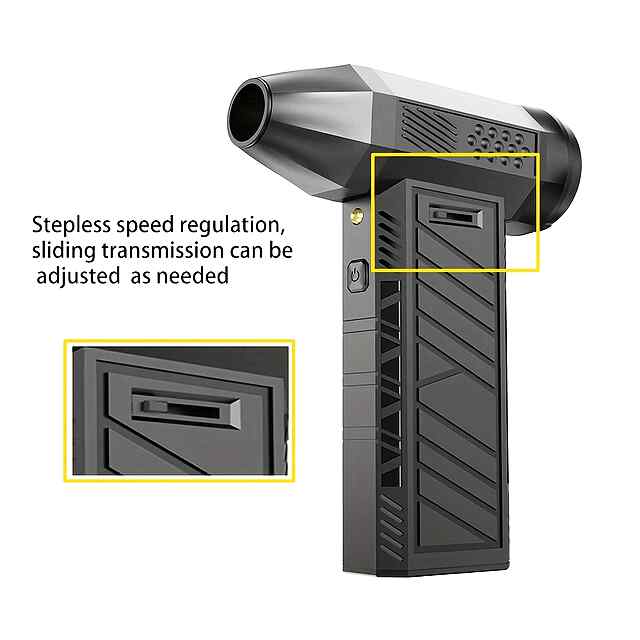 Акумуляторний повітродув Air Duster 110000RPM - очищення ПК від пилу без балонів - 3 фото товару