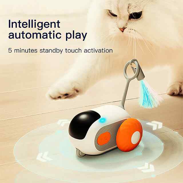 Розумна Втікаюча машинка з автоматичним об'їздом перешкод, дист. керуванням та довгим терміном служби батареї.