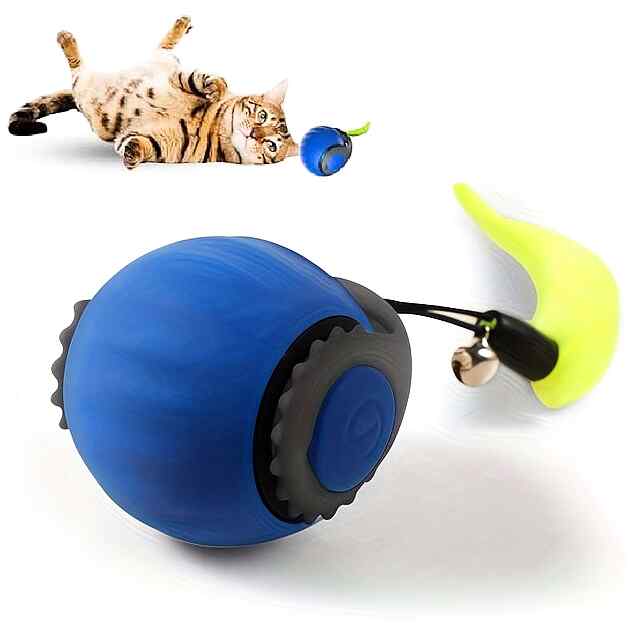 Інтерактивний м'яч для котів – розваги, фізична активність та здоров'я вихованця!