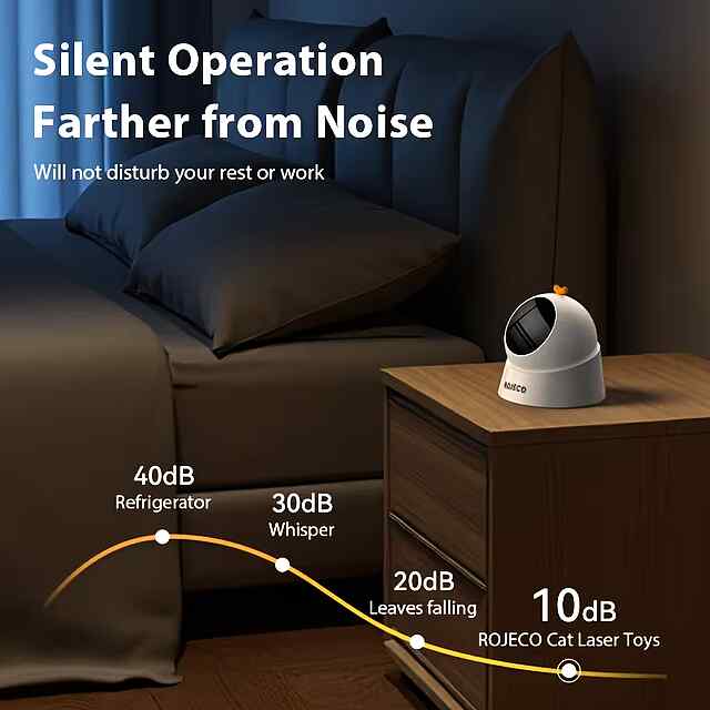 Автоматична лазерна іграшка для котів з 3 режимами швидкості та автотаймером. Перезаряджається, регулюється. Укр. - 3 фото товару