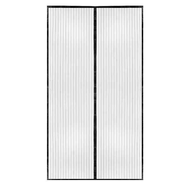 Автоматична магнітна дверна сітка проти комарів, чорна - 3 фото товару