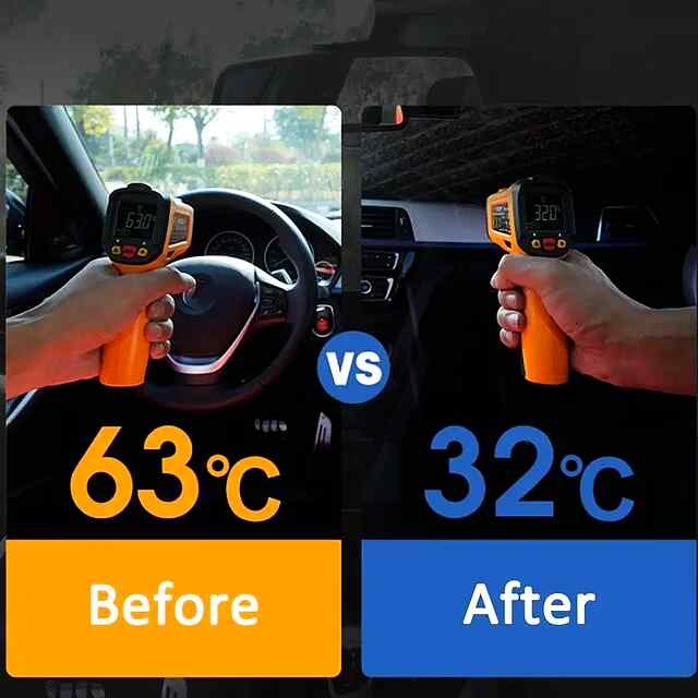 Автомобільний козирок/парасолька від сонця, універсальний 138х77см, захист салону. - 3 фото товару