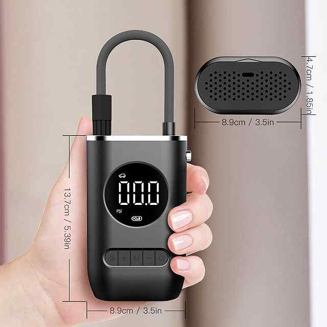 Автомобільний насос для шин з LCD - універсальний, надув будь-чого. 150 PSI, 2000mAH акум, LED підсвітка, Київ

(60 символів) - 2 фото товару