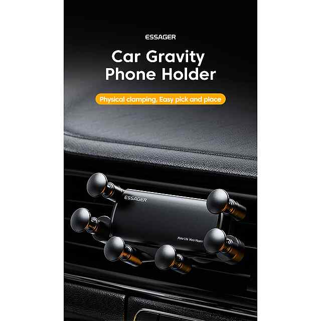 Автомобільний тримач Essager гравітаційний для смартфона (упаковка може бути пом'ята) - 2 фото товару