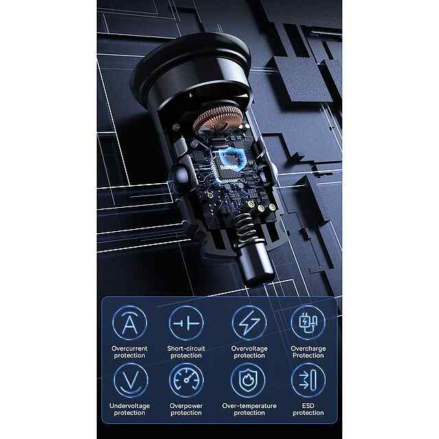 Автомобільний зарядний пристрій USB Type-C QC 4.0   3.0 Fast Charge Україна - 2 фото товару