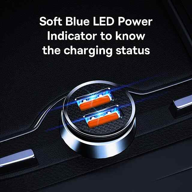 Автомобільний ЗУ USB   TypeC QC4.0 3.0 5A Двійня Швидка Зарядка FCP SCP PD для Huawei iPhone Xiaomi Honor Samsung - 1 фото товару