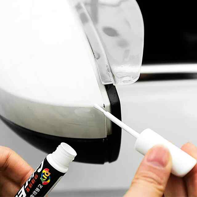 Авторучка для ремонту авто: чорний/білий/червоний/срібло (12 мл) - 3 фото товару