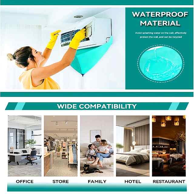 Багаторазовий чохол для миття кондиціонера (внутрішній блок) - чистіть без клопоту! - 2 фото товару