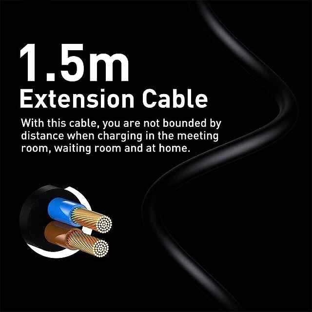 Baseus 65W GaN Зарядка 4в1 для iPhone/Xiaomi/Samsung - 2 фото товару