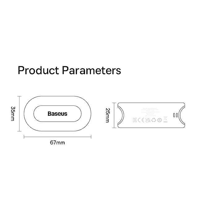 Baseus Bowie EZ10 Bluetooth 5.3 TWS навушники, кейс Type-C, до 25г відтворення. - 2 фото товару