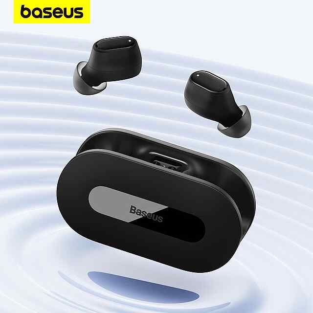 Baseus Bowie EZ10 BT5.3 TWS навушники, кейс 300мАг, низька затримка, Type-C, бездротові наушники - 0 фото товару