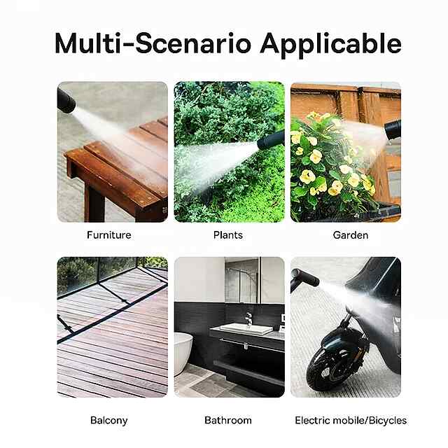 Baseus GF3 Автомийка-пістолет з тиском - для авто та саду. 3 режими розпилення. - 2 фото товару