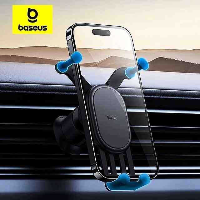 Baseus Gravity Auto Holder - автотримач для телефону в дефлектор 5,4-6,7 - 0 фото товару