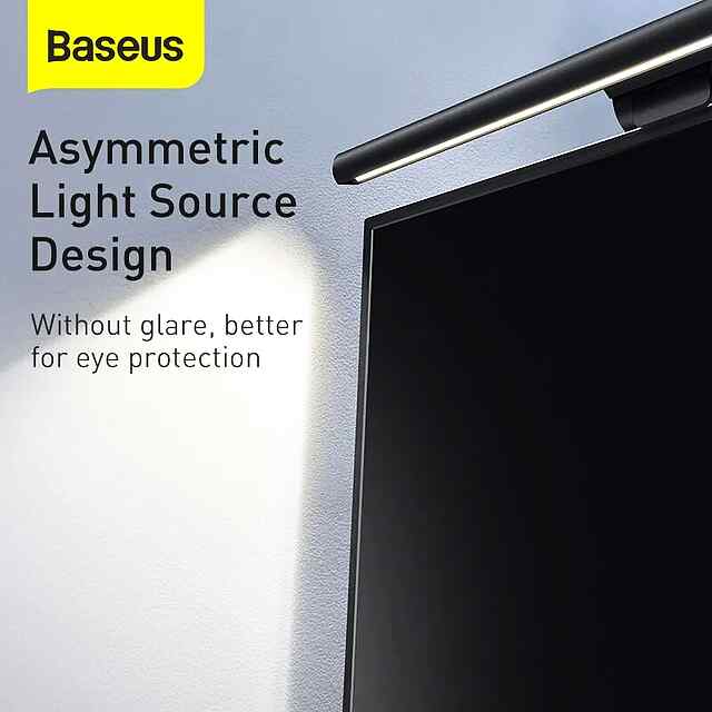 Baseus LED Desk Lamp для монітора: USB, 3 кольори світла, регулювання яскравості, Type-C - 1 фото товару