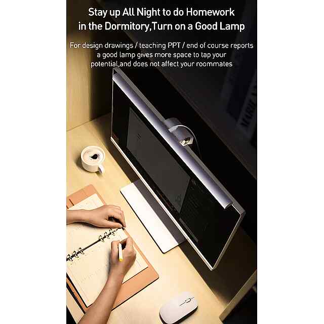 Baseus LED-лампа для монітора Asymmetric Light I-Wok Series (Youth) USB Desk Lamp - 2 фото товару