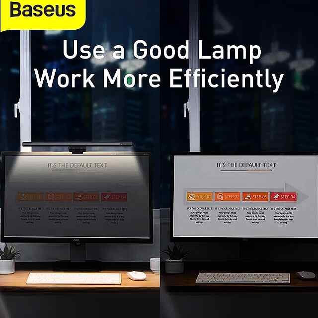 Baseus LED лампа для монітора USB Asymmetric I-Wok Series, регульована яскравість. - 2 фото товару