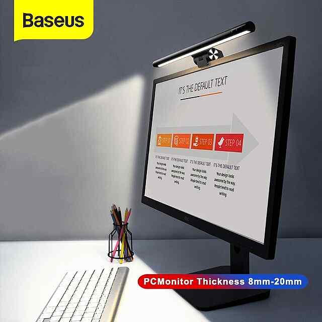 Baseus LED лампа-скринбар для монітора Asymmetric USB I-Wok Series Youth - освітлення робочого місця. - 0 фото товару