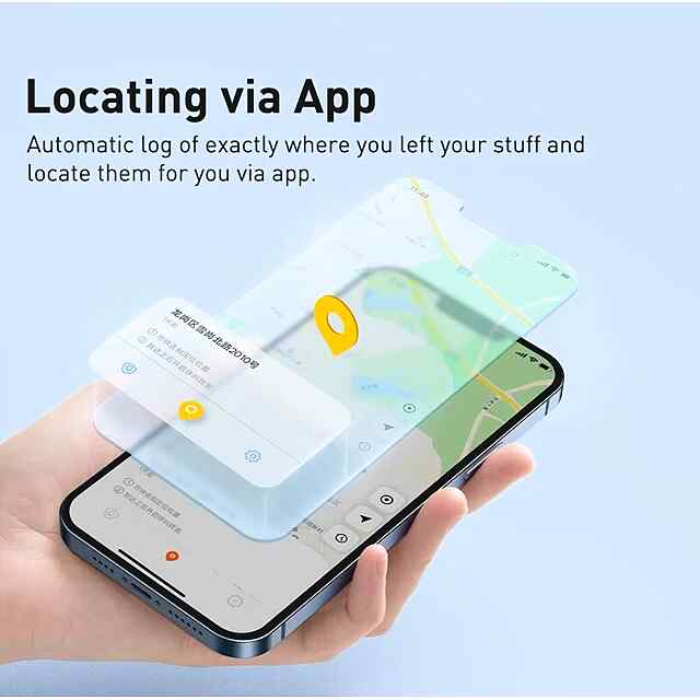 Baseus Smart Tracker: Надійний смарт-трекер для пошуку ключів, телефону та тварин - 3 фото товару