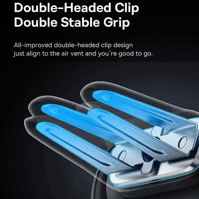 Baseus Steel Cannon 2 - автотримач на повітропровід, обертання на 360° - 2 фото товару