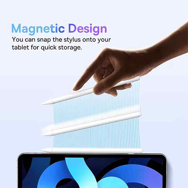 Baseus Stylus Lite для iPad Pro | Відхилення долоні, LED індикатор, магнітний дизайн - 2 фото товару