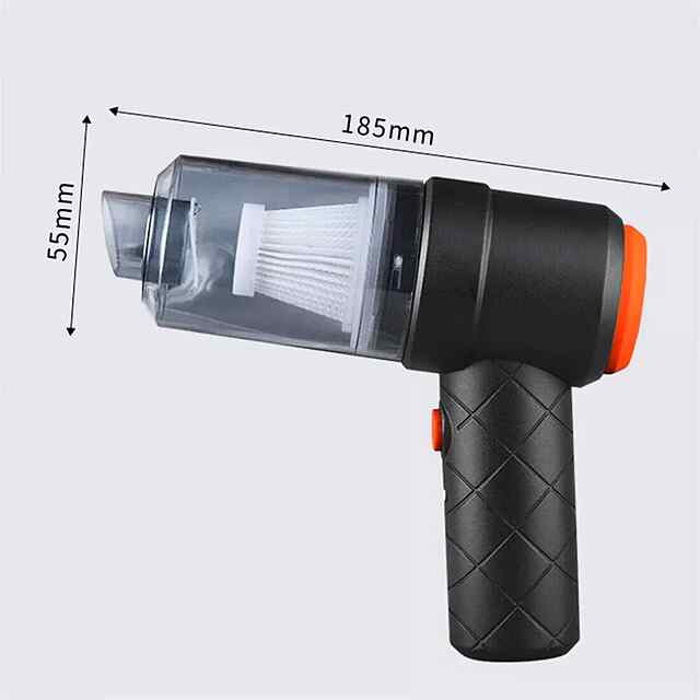 Бездрот. пилосос 2в1   повітродувка, уцінка - пом'ята коробка, 65000 об/хв, Type-C, CE сертиф. - 2 фото товару