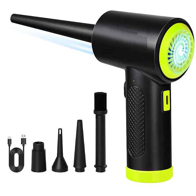 Компресор бездротовий Air Duster для продування пилу з пк (60000 об/хв) LED

Безщітковий та портативний компресор зі світлодіодом і насадками. Швидка зарядка TYPE-C. Чистить комп'ютер, клавіатуру, авто від пилу та вовни.
