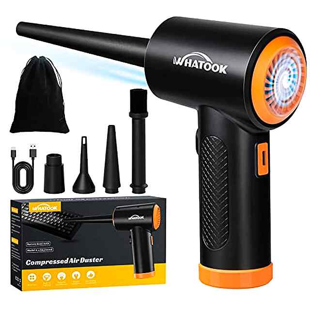 Бездротовий Air Duster компресор для продування пилу з пк (68W) LED підсвічуванням, 7600 mAh

Інші назви:
* Компресор безщітковий безпровідний
* Бездротовий аерограф
* Замінник балону зі стисненим повітрям