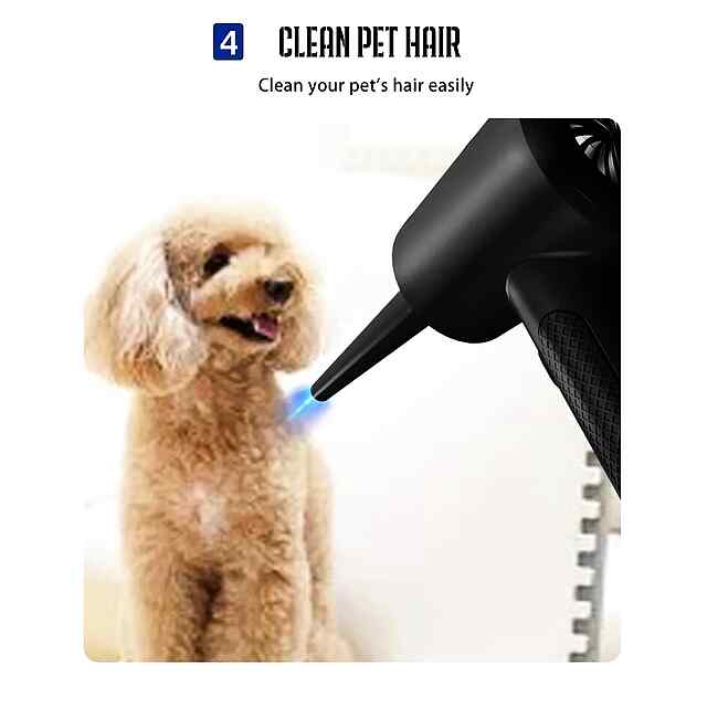 Бездротовий акумуляторний Air Duster (51000 об/хв) для продування від пилу комп'ютера та авто - 3 фото товару