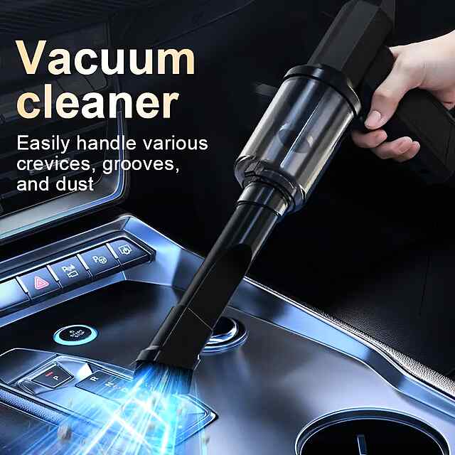 Бездротовий компресор 2-в-1: Пилосос та повітродувка з акумулятором 4000 мАг CE Україна - 2 фото товару