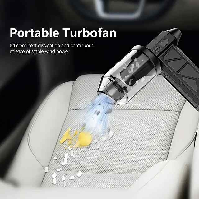 Бездротовий компресор-пилосос 2в1, акум 4000 мАг, CE серт., Type-C заряджання, Україна. - 3 фото товару