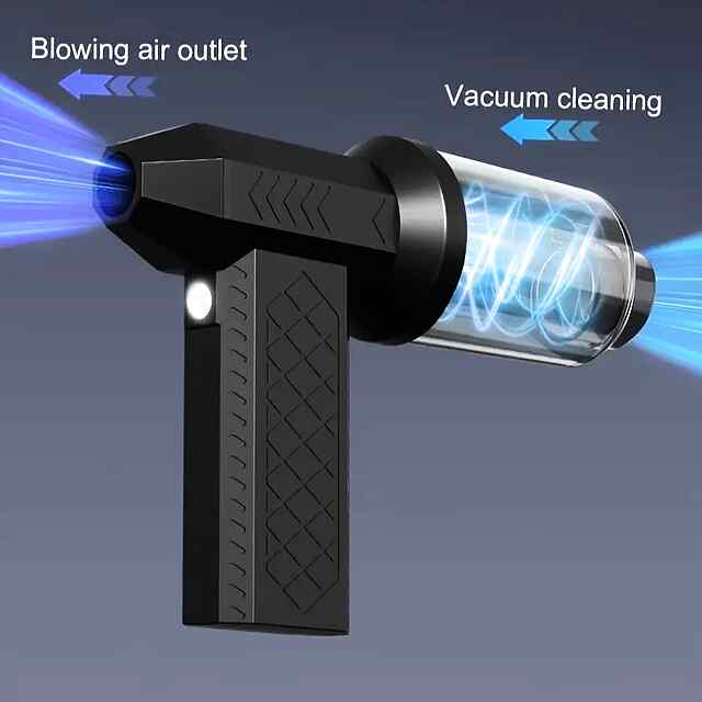 Бездротовий компресор-пилосос 2в1, акумулятор 4000 мАг, CE сертифікація - 1 фото товару