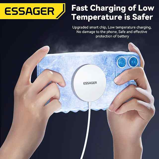 Безпров. магн. ЗП 15Вт для iPhone 12/13/14/15 Pro Max - Швидка Зарядка PD

купити в Україні - 1 фото товару