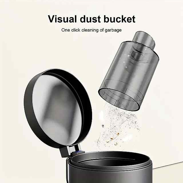 Безпровід. компресор пилосос 3000мАг CE, Type-C, щітк. мотор, насадки, фільтри. - 2 фото товару